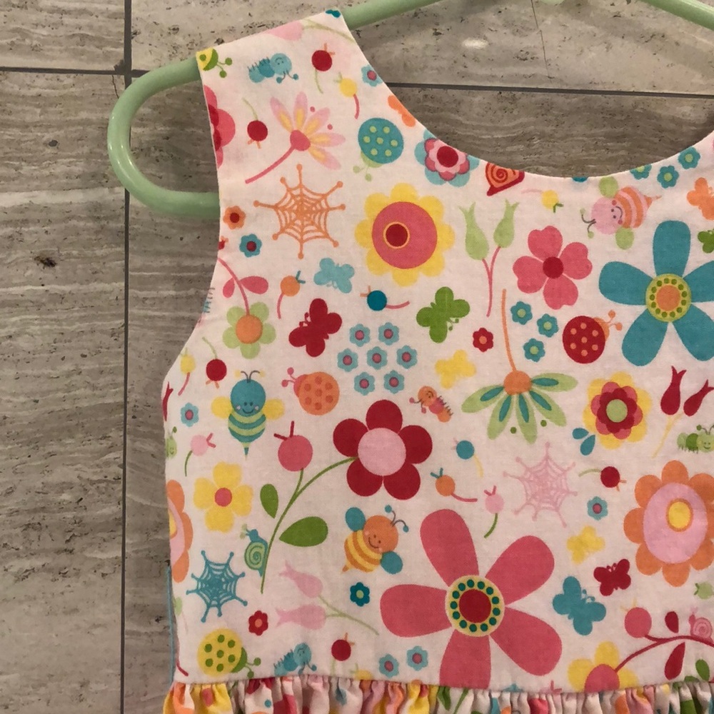 3/$15 Dress with flowers girls size 4T